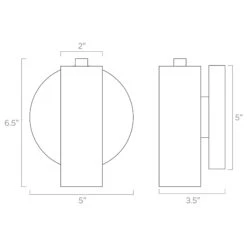 Color Display Sconce -Cozy Light World ISO 60127 Display Sconce