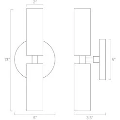 Color Monarch Sconce 27 Color Monarch Sconce -Cozy Light World ISO 60222 Monarch Sconce