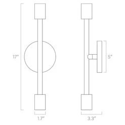 Color Pilot Sconce 17" -Cozy Light World ISO 60226 17 pilot sconce 17 5802bfdb 8f91 4cbf 9f6a 9cc2db63a4e0