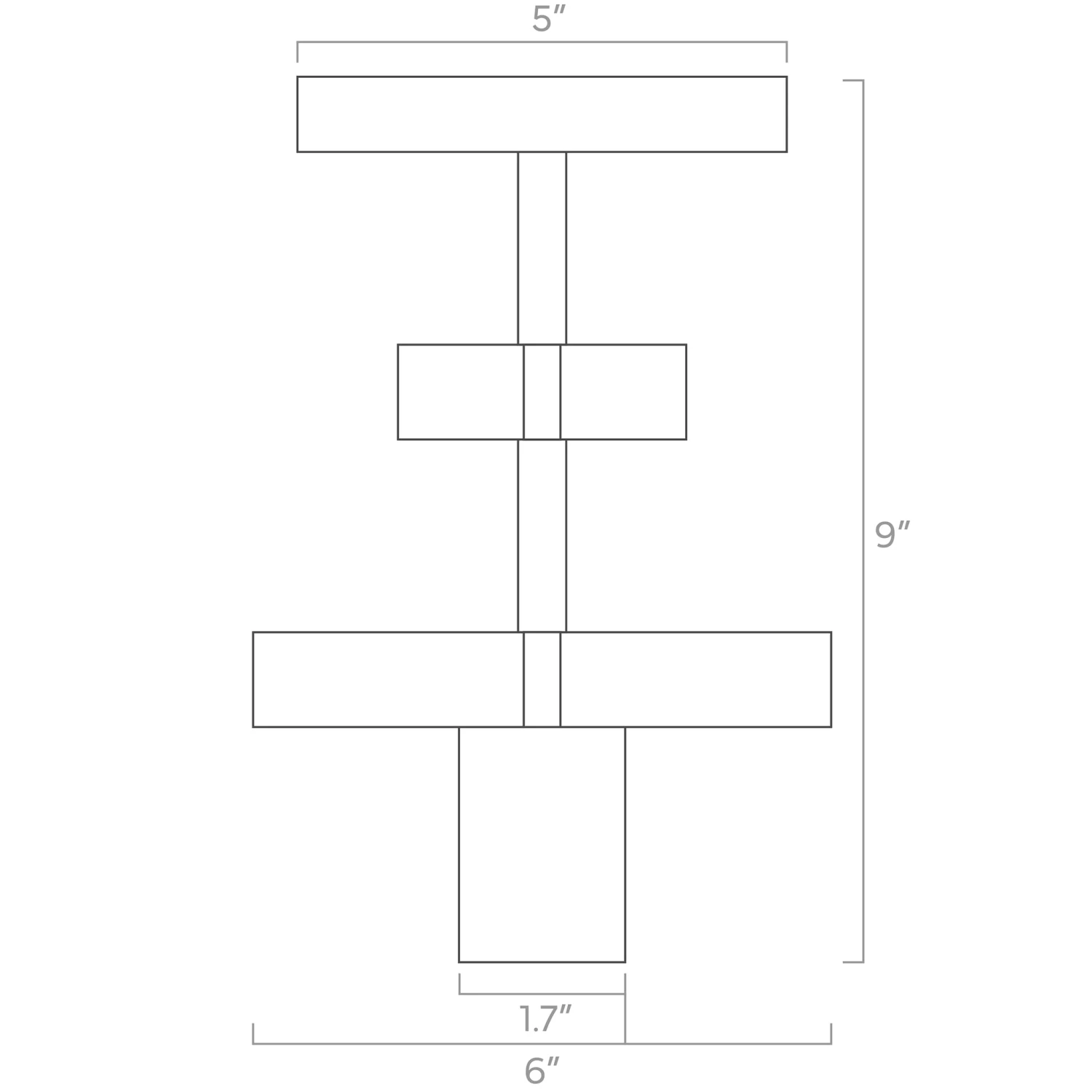 Color Bling Flush Mount 4 Color Bling Flush Mount - Image 4