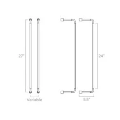 Throne Towel Rack 24" 14 Throne Towel Rack 24" -Cozy Light World ISO H60 Throne Towel Rack 24