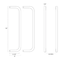 Color Beyond Towel Rack 36" 21 Color Beyond Towel Rack 36" -Cozy Light World ISO H61 36 Beyond Towel Rack