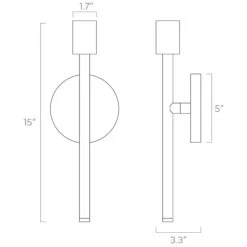 Color Major Sconce 15" 25 Color Major Sconce 15" -Cozy Light World ISO major sconce 15