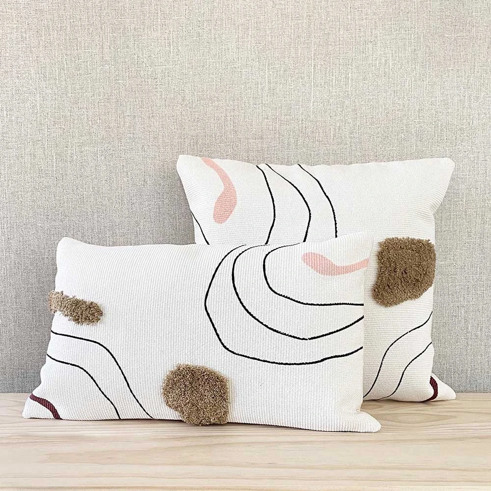 Ripple Abstract Shag Pillow Cover - 12" X 20" 4 Ripple Abstract Shag Pillow Cover - 12" X 20" - Image 4