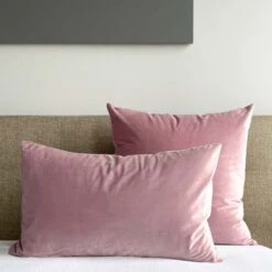 Velvet Pillow Cover - Rose