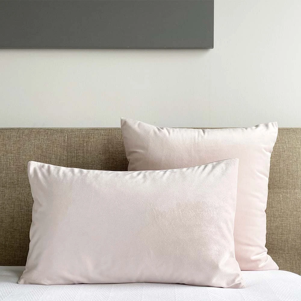 Velvet Pillow Cover - Blush 1 Velvet Pillow Cover - Blush