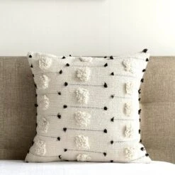 Threaded Swedish Tuft Pillow Cover - 18" X 18"