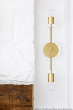 Bianca Sconce 20" 13 Bianca Sconce 20" -Cozy Light World adore sconce 18 brass lighting by dutton brown space by natalie myers for room secret photo by amanda villarosa 2