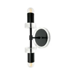 Bianca Sconce 12" -Cozy Light World bianca sconce 12 black 1 37a00145 4b75 43b8 bcb5 2ae1d01749c0