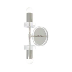 Bianca Sconce 12" -Cozy Light World bianca sconce 12 nickel 1 1