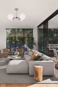 Color Big Orbi Flush Mount 25 Color Big Orbi Flush Mount -Cozy Light World big orbi flush mount barely lighting dutton brown photo by r architecture via unsplash 1