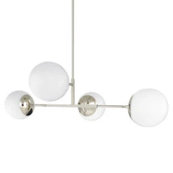 Big Status Chandelier 42" 11 Big Status Chandelier 42" -Cozy Light World big status globe chandelier 42 nickel white 1 1