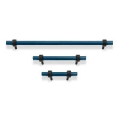 Color Caliber Pull - Black -Cozy Light World caliber pull hardware black slate blue 1
