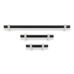 Color Caliber Pull - Nickel 37 Color Caliber Pull - Nickel -Cozy Light World caliber pull hardware nickel black 1