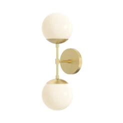 Cap Double Sconce 6" -Cozy Light World cap double sconce 6 brass brass