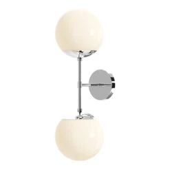 Cap Double Sconce 8" -Cozy Light World cap double sconce 8 nickel nickel