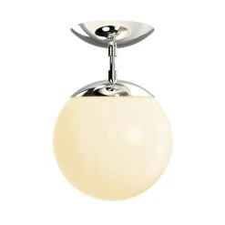 Cap Flush Mount 8" -Cozy Light World cap flush mount 8 nickel nickel