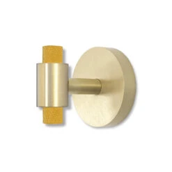 Color Tux Hook -Cozy Light World color tux hook hardware brass ochre 1