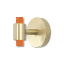 Color Tux Hook -Cozy Light World color tux hook hardware brass orange 1