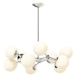 Crown Chandelier 32" -Cozy Light World crown chandelier 32 nickel nickel