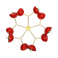 Color Alegria Chandelier 30" 23 Color Alegria Chandelier 30" -Cozy Light World crown cup chandelier color brass 4