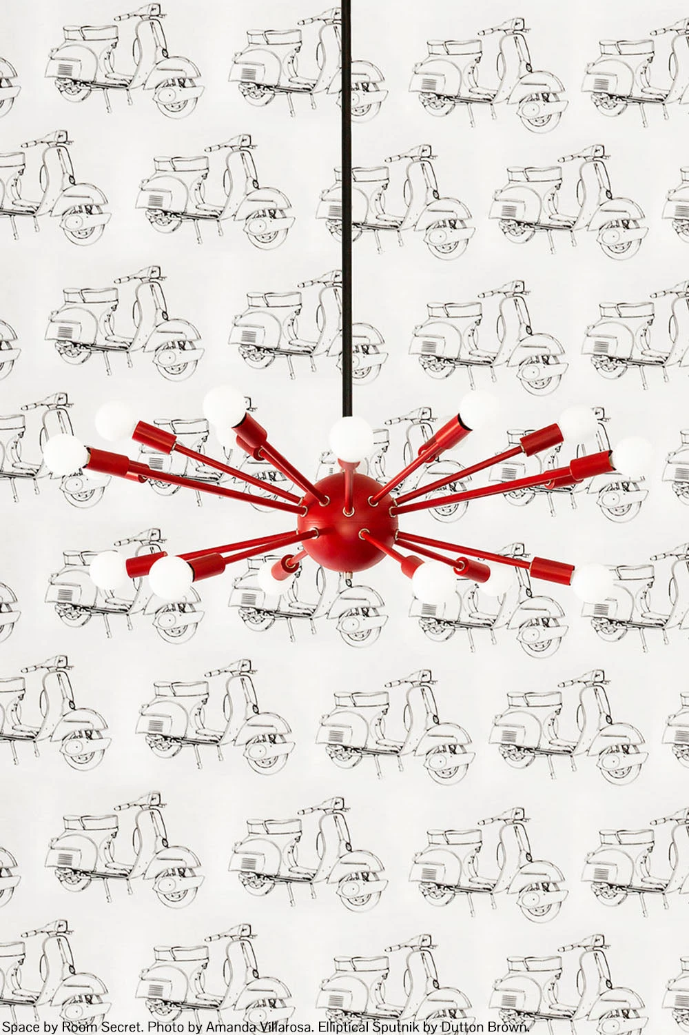 Color Elliptical Sputnik Chandelier 6 Color Elliptical Sputnik Chandelier - Image 6