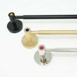 Color Head Towel Bar 23 Color Head Towel Bar -Cozy Light World head towel bar hardware color closeup 1