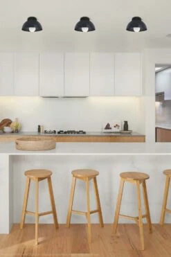 Color Hemi Flush Mount 10" 24 Color Hemi Flush Mount 10" -Cozy Light World hemi flush mount 10 navy lighting dutton brown photo by rarchitecture via unsplash