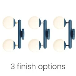 Color Icon 2 Sconce -Cozy Light World icon 2 sconce 3 finish options copy