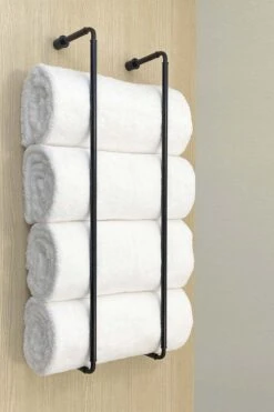 Throne Towel Rack 24" 16 Throne Towel Rack 24" -Cozy Light World office towel rack 28 black 2