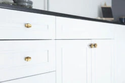 Persona Knob 10 Persona Knob -Cozy Light World persona knob hardware brass kitchen cabinet scene 1