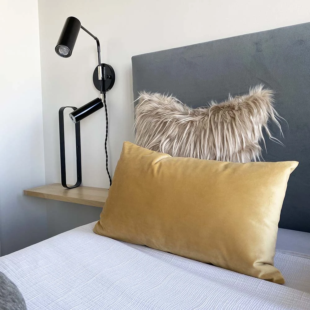 Velvet Pillow Cover - Camel 2 Velvet Pillow Cover - Camel - Image 2