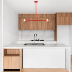 Color Pilot Pendant 29" -Cozy Light World pilot pendant 29 red lighting dutton brown photo by r architecture via unsplash 1