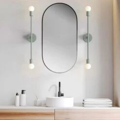 Color Pilot Sconce 29" 23 Color Pilot Sconce 29" -Cozy Light World pilot sconce 29 black spa bathroom vanity lighting dutton brown 1 square