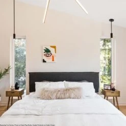 Color Reader Pendant 23 Color Reader Pendant -Cozy Light World reader pendant bedroom lighting by dutton brown space by fox homes photo by press play media 1 square