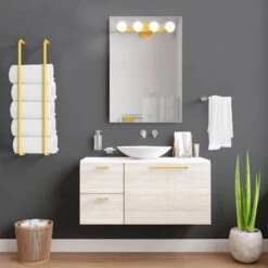 Color Vogue 4 Sconce -Cozy Light World scene bathroom hardware lighting nickel ochre dutton brown 1 square 833549fa c76c 40bd a852 e93963d9ad12