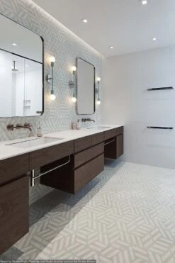 Color Scepter Sconce 18" -Cozy Light World scepter sconce 18 nickel mint bathroom vanity lighting by dutton brown space by studioppark photo by jodi kivort 2