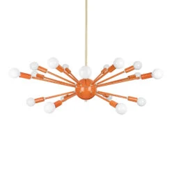 Color Elliptical Sputnik Chandelier 37 Color Elliptical Sputnik Chandelier -Cozy Light World sputnik chandelier elliptical orange brass 1