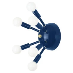 Color Sputnik Sconce -Cozy Light World sputnik sconce brass cobalt 1