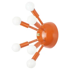 Color Sputnik Sconce -Cozy Light World sputnik sconce brass orange 1