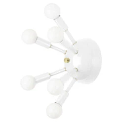 Color Sputnik Sconce -Cozy Light World sputnik sconce brass white 1