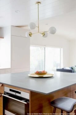 Status Chandelier 35" 11 Status Chandelier 35" -Cozy Light World status globe chandelier kitchen lighting by dutton brown space by natalie myers photo by amy bartlam