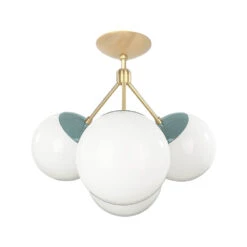 Color Tetra Flush Mount 29 Color Tetra Flush Mount -Cozy Light World tetra globe flush mount brass lagoon white 1
