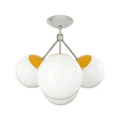 Front Page -Cozy Light World tetra globe flush mount nickel ochre white 1