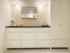 Color Twink Flush Mount 24 Color Twink Flush Mount -Cozy Light World twink flush mount white bathroom vanity space by hunter design build lighting by dutton brown 1